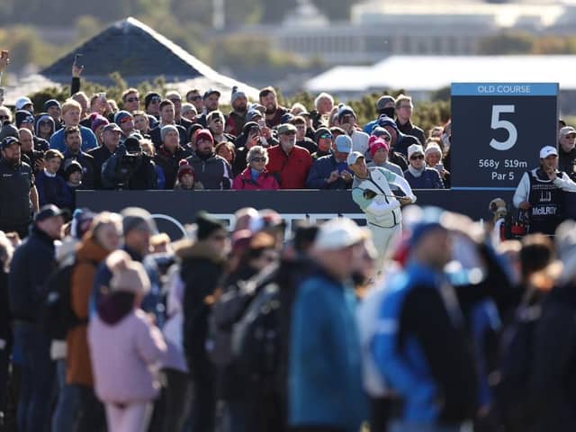 Rory McIlroy attracted huge crowds during the Alfred Dunhill Links Championship after also being the centre of attention in the 150th Open at St Andrews earlier in the year. Picture: Richard Heathcote/Getty Images.
