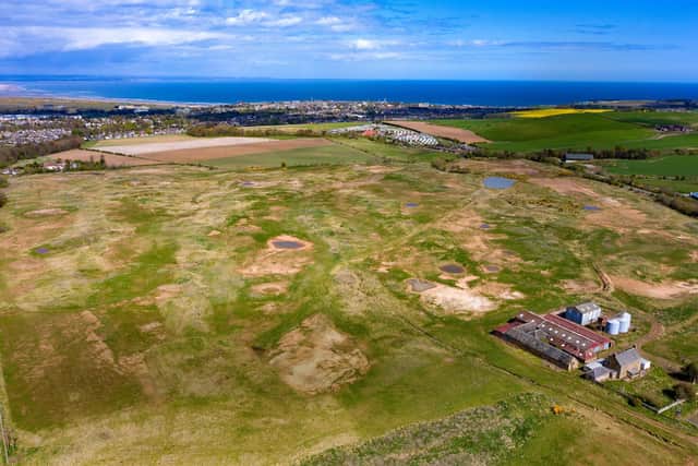 An aeriel view of the Tom Weiskopf-designed course near St Andrews