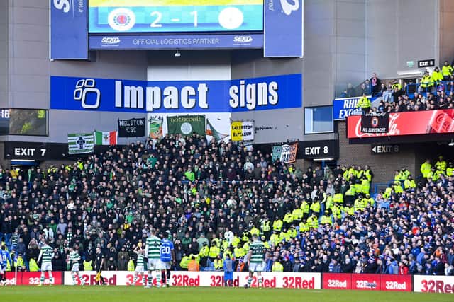 There will be no away fans for the first Rangers v Celtic derby of the season.