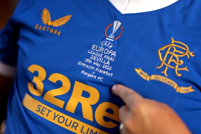Rangers fans have been praised for their behaviour in Seville. (Photo by Alex Pantling/Getty Images)