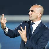 Belgium's head coach Roberto Martinez will have high hopes his side can go all the way and lift the European Championship trophy at Wembley. (Photo by Isabella BONOTTO / AFP)