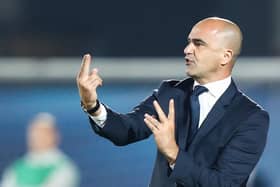 Belgium's head coach Roberto Martinez will have high hopes his side can go all the way and lift the European Championship trophy at Wembley. (Photo by Isabella BONOTTO / AFP)