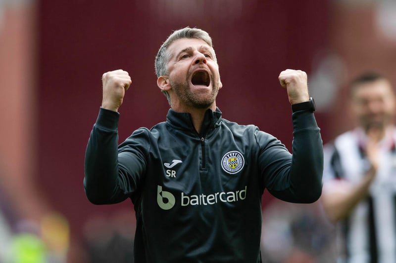 The St Mirren manager put the final nail in the coffin of Robbie Neilson's Hearts tenure with a 2-0 win at Tynecastle and has the Buddies on course to secure European football with a first top half finish in the Scottish top flight since 1985.