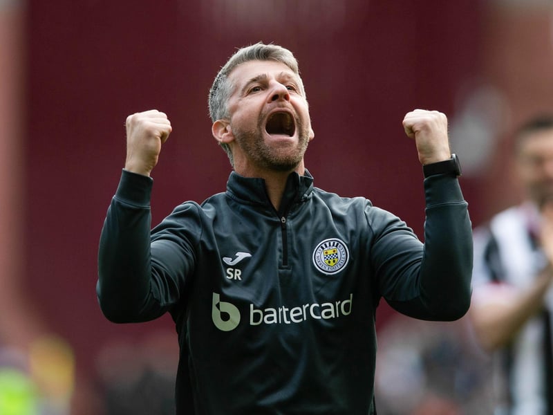 The St Mirren manager put the final nail in the coffin of Robbie Neilson's Hearts tenure with a 2-0 win at Tynecastle and has the Buddies on course to secure European football with a first top half finish in the Scottish top flight since 1985.