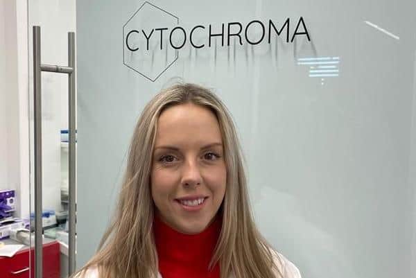 Kate Cameron, founder and chief executive of life sciences firm Cytochroma.