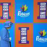 The Queen touring AG Barr's factory in Cumbernauld earlier this year. Picture: Andrew Milligan/POOL/AFP via Getty Images.