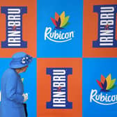 The Queen touring AG Barr's factory in Cumbernauld earlier this year. Picture: Andrew Milligan/POOL/AFP via Getty Images.