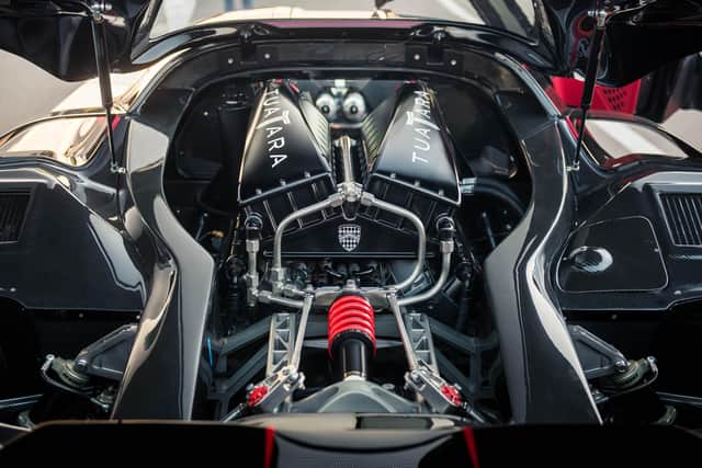 The SSC Tuatara has a 5.9-litre, twin-turbo V8