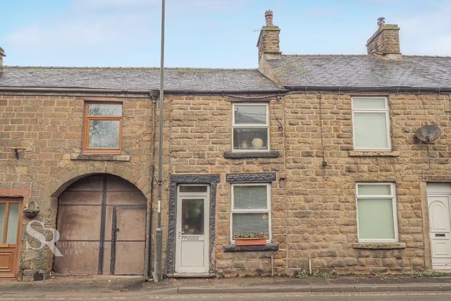 Located in the hamlet of Dove Holes, this two bedroom property has a price tag of £145,000.