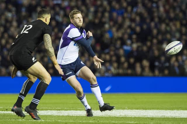 Scotland's Finn Russell in action against the All Blacks on their last visit to Murrayfield, in 2017.  (Photo: Paul Devlin/SNS)