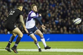 Scotland's Finn Russell in action against the All Blacks on their last visit to Murrayfield, in 2017.  (Photo: Paul Devlin/SNS)