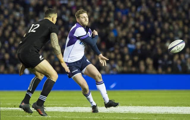 Scotland's Finn Russell in action against the All Blacks on their last visit to Murrayfield, in 2017. (Photo: Paul Devlin/SNS)