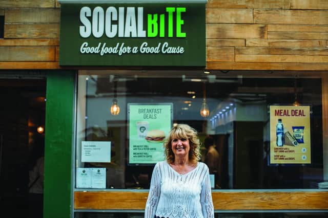 Homelessness charity Social Bite is just one of the local concerns Liz Cann is involved with. Picture: Jassy Earl