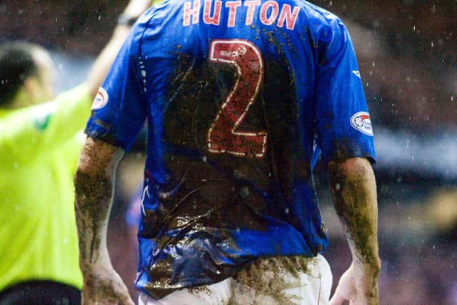 Hutton broke into the Rangers first-team as a youngster. Picture: SNS