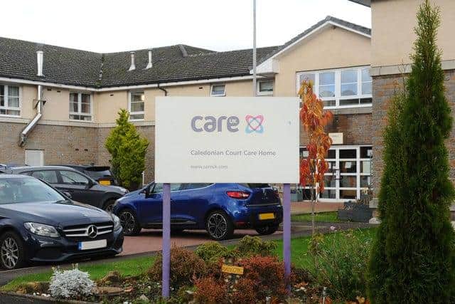 There have been 20 Covid deaths at the Caledonian Court Care Home in Larbert in the past month.