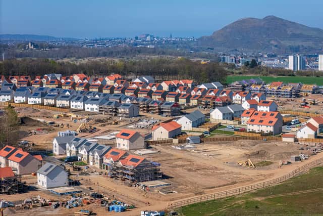 Shawfair looking towards Edinburgh City Centre