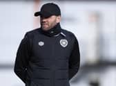 Robbie Neilson takes his Hearts team to Celtic on Wednesday.