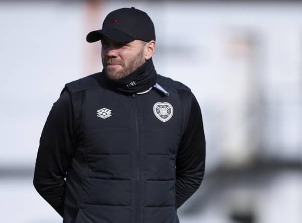 Robbie Neilson takes his Hearts team to Celtic on Wednesday.