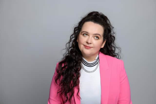 Ashley Storrie stars and co-wrote the BBC Scotland comedy Dinosaur. Picture: Steve Ullathorne