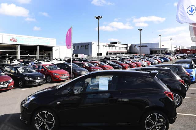 The Society of Motor Manufacturers and Traders (SMMT) said 113,781 new registrations were recorded across the UK last month, nearly 43,000 fewer than during November 2019 – a fall of about 27 per cent. Picture: Lisa Ferguson