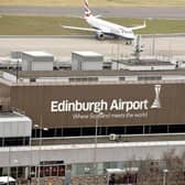 Flights to Edinburgh Airport were among those affected by cancellations