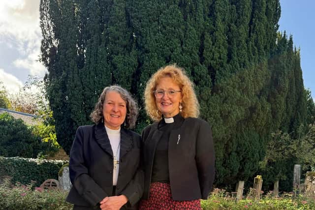 L-R Rt Rev Rosie Frew and Rev Fiona Anderson.