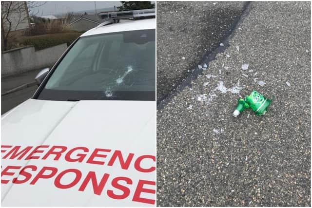 Vandals smash windscreen of only one of two ambulances in Western Isles