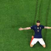 Olivier Giroud became France's all-time top scorere with a goal against Poland. (Photo by Buda Mendes/Getty Images)