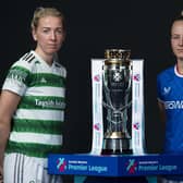Celtic's Chloe Craig and Rangers' Rachel McLauchlan will go head to head in a crunch game this evening. (Photo by Ross MacDonald / SNS Group)