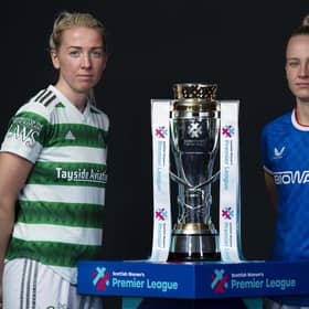 Celtic's Chloe Craig and Rangers' Rachel McLauchlan will go head to head in a crunch game this evening. (Photo by Ross MacDonald / SNS Group)
