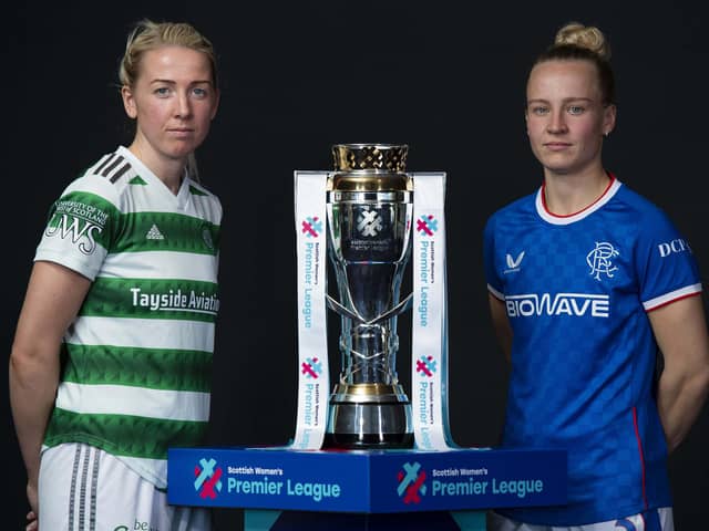 Celtic's Chloe Craig and Rangers' Rachel McLauchlan will go head to head in a crunch game this evening. (Photo by Ross MacDonald / SNS Group)