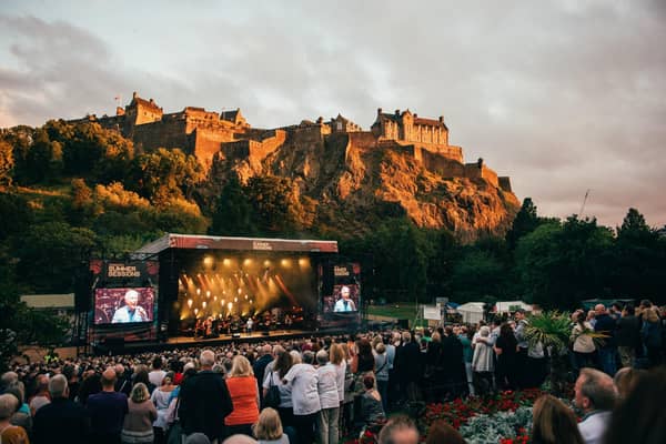 West Princes Street Gardens has played host to the Summer Sessions concert series in recent years.