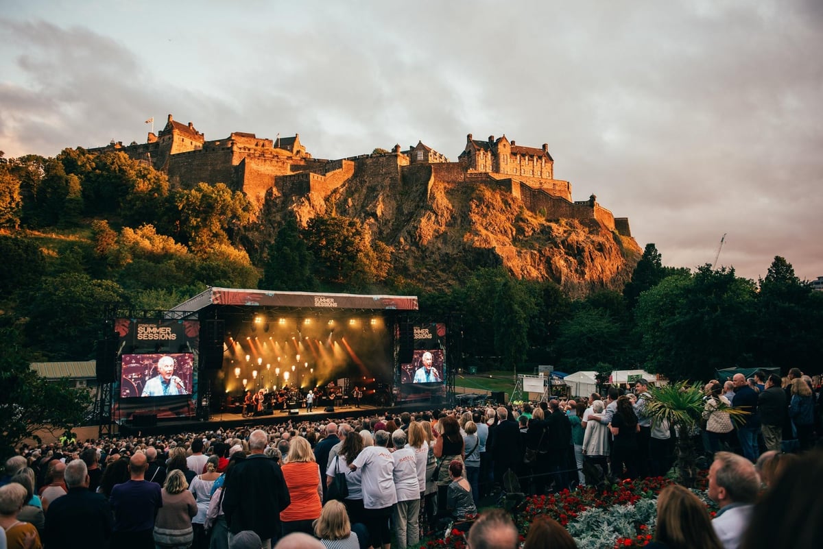 Edinburgh set to order clampdown on Princes Street Gardens events over castle rockfall fears