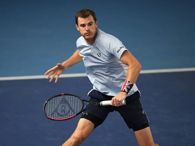 Jamie Murray competes at the St James's Place Battle Of The Brits Team Tennis at National Tennis Centre. Picture: Alex Davidson/Getty Images for Battle Of The Brits