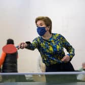 Is Nicola Sturgeon playing with lives by not extending the Covid passport scheme (Photo by Wattie Cheung - Pool/Getty Images)