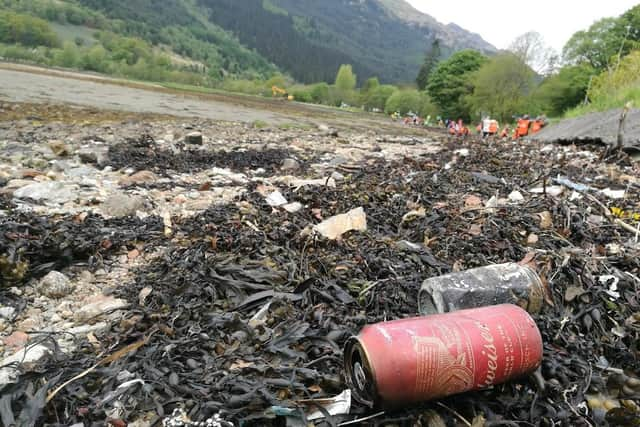 Regular beach clean-ups help reduce the amount of litter but the real solution is to create a circular economy in which nothing is wasted (Picture: Catherine Gemmell/Marine Conservation Society)