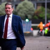 Labour Party leader Keir Starmer faces a battle to rebuild his party's fortunes north of the Border