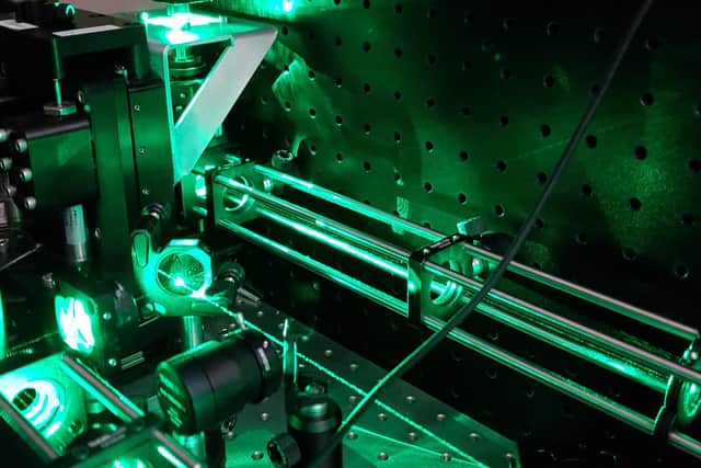 A new technique developed by Heriot-Watt University has dramatically reduced manufacturing time for the optical systems from hours to just a few minutes using laser beam shaping techniques.