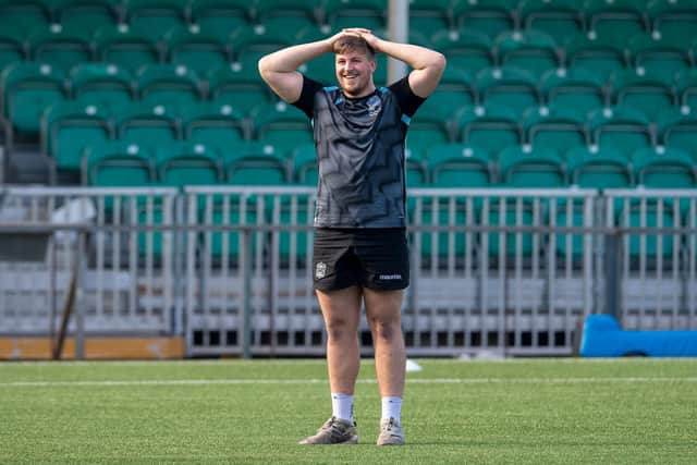 Murphy Walker sees himself as “primarily a tighthead who can play loosehead”.  (Photo by Ross MacDonald / SNS Group)