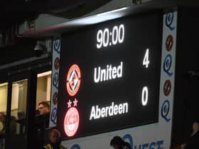 The last time Dundee United hosted Aberdeen they ran out 4-0 winners. (Photo by Craig Foy / SNS Group)