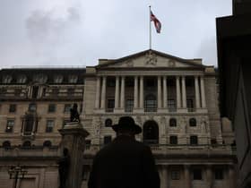 A general view of the Bank of England on the day the February Monetary Policy Report was released, on February 3, 2022 in London, England. Photo: Dan Kitwood/Getty Images.