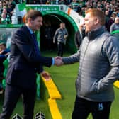Neil Lennon has claimed Rangers were never going to catch Celtic in the title race
