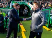 Neil Lennon has claimed Rangers were never going to catch Celtic in the title race