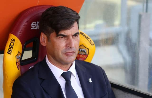 Paulo Fonseca during his time as head coach of Roma. Picture: SNS