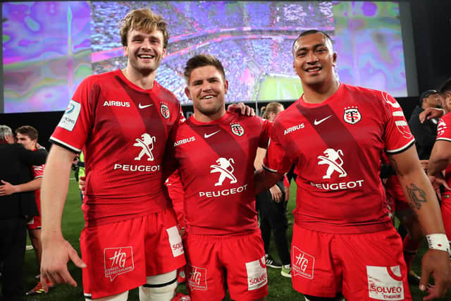 Richie Gray during his time at Toulouse. He helped them win the 2019 Top 14 final at the Stade de France.  (Photo by Billy Stickland/INPHO/Shutterstock)