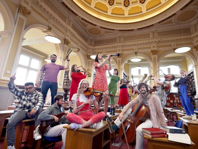 The Tinderbox Orchestra will be appearig at the Edinburgh Central Library during this year's Fringe. Picture: Colin Hattersley