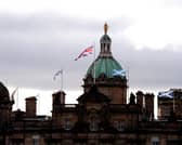 The lender, headquartered on the Mound in Edinburgh (file image), says the current optimism comes after a 'tough' 2023 for businesses. Picture: Lisa Ferguson.