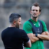 Hibs manager Lee Johnson could have been faced with putting Christian Doidge - a striker by trade - in goal.