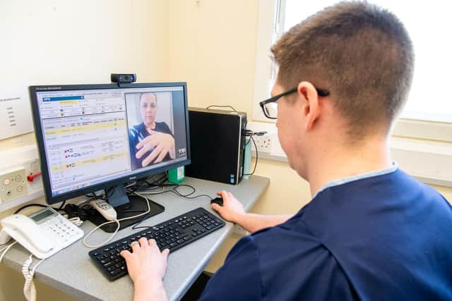 NHS Lothian yesterday launched a pioneering new service to treat patients with minor injuries by video call.