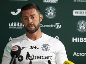 Hibs assistant manager Jamie McAllister has been joined by his son Reuben at Hibs.